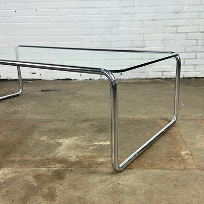 Thonet tubular frame coffee table