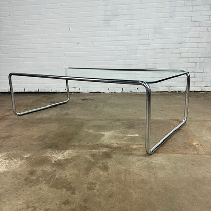 Thonet tubular frame coffee table