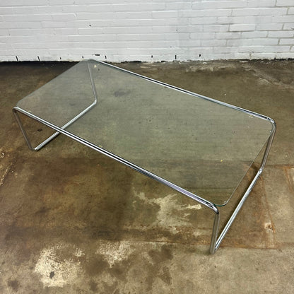 Thonet tubular frame coffee table