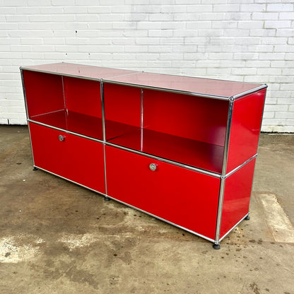 USM Haller kleppen dressoir / sideboard rood