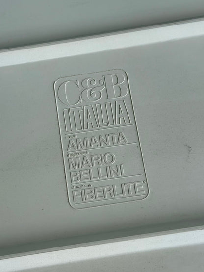 Modulaire Sofa / fauteuils set Amanta van Mario Bellini voor C&B Italia in donkerbruin