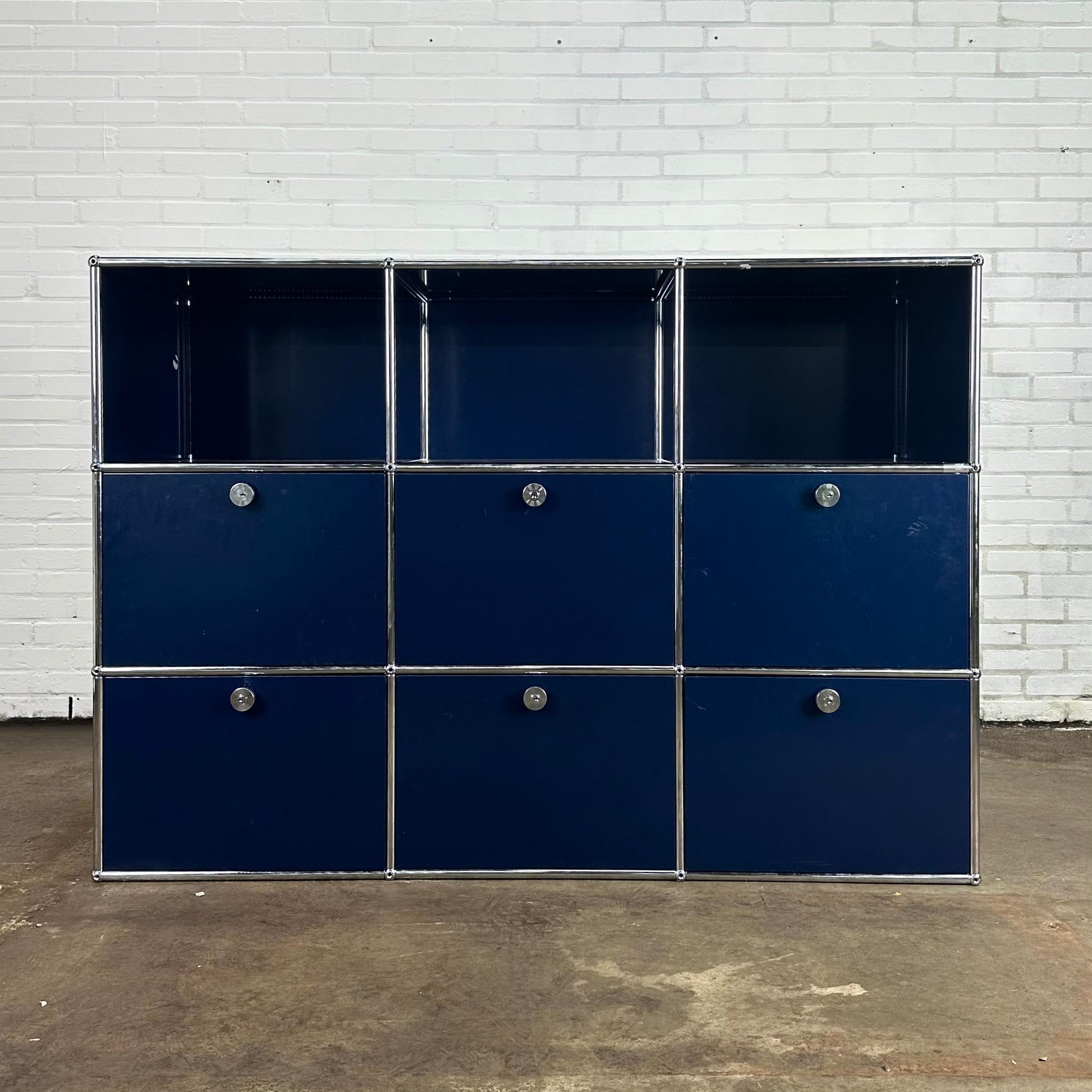 usm-haller-klepkast-highboard-donkerblauw-met-open-modules