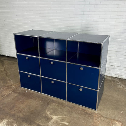 usm-haller-klepkast-highboard-donkerblauw-met-open-modules