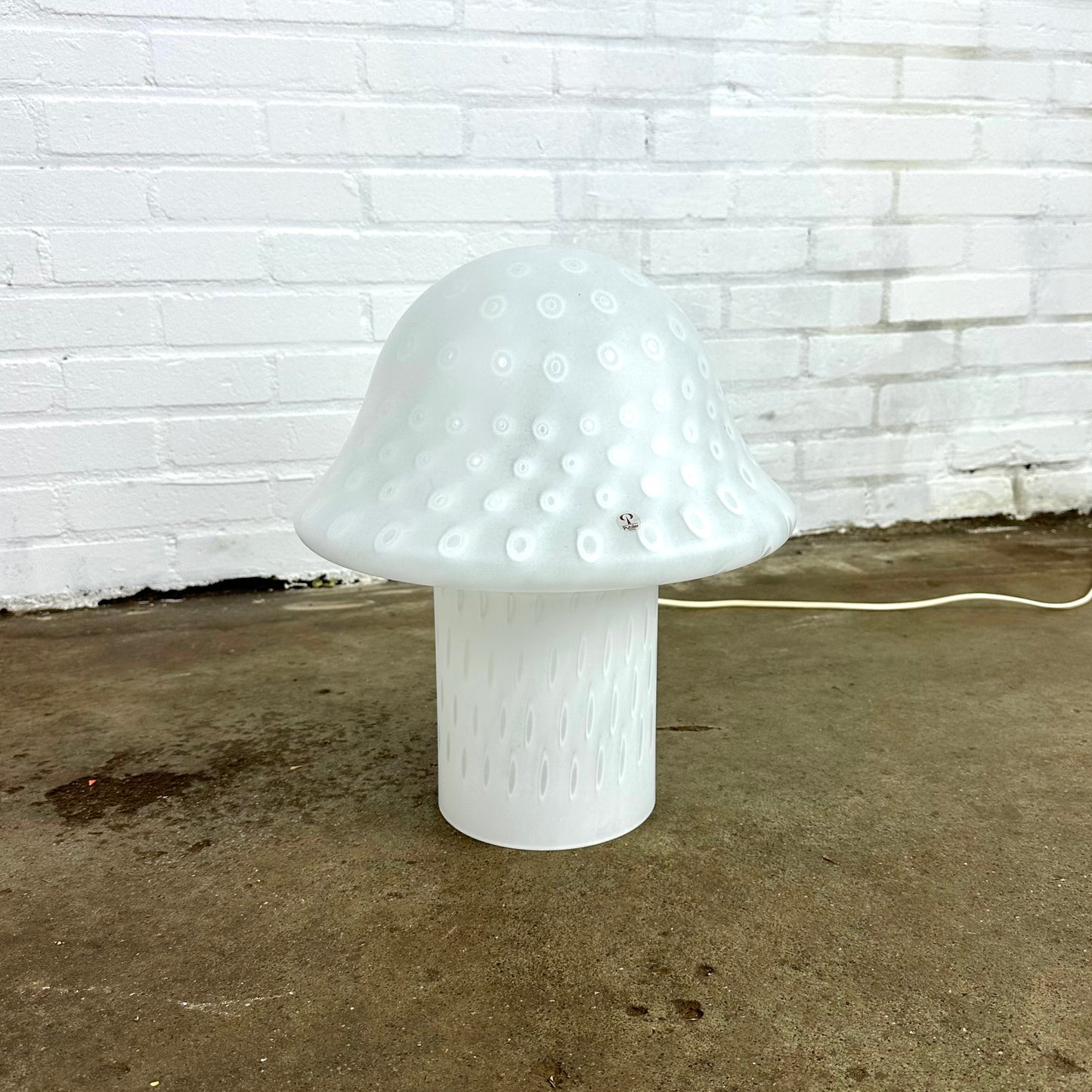 Gestipte Peill & Putzler paddenstoel tafellamp XL