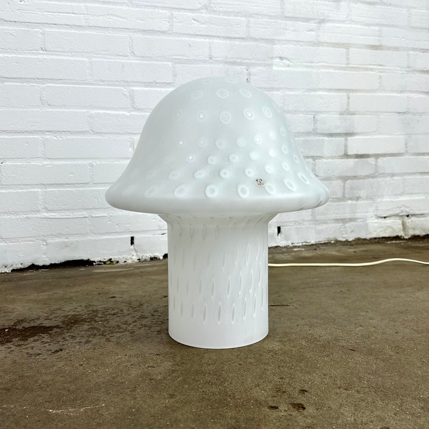 Gestipte Peill & Putzler paddenstoel tafellamp XL
