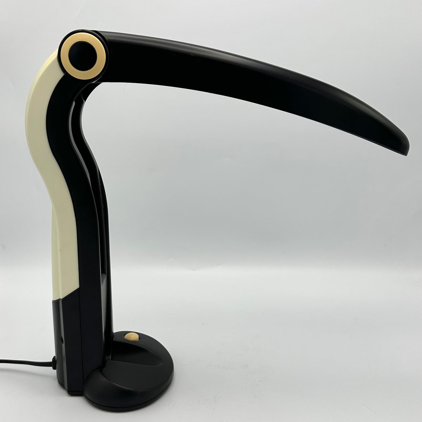 Vintage Toucan bureaulamp zwart door H. T. Huang voor Lenoir