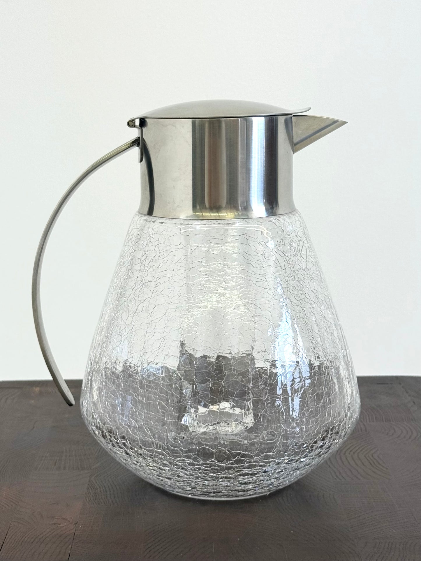 Kristallen WMF waterkan met ijskubusreservoir