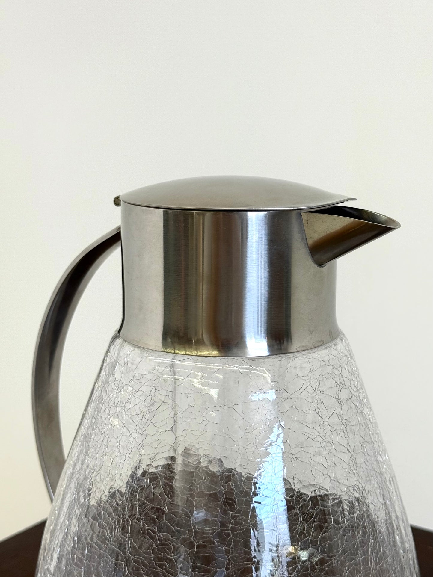 Kristallen WMF waterkan met ijskubusreservoir