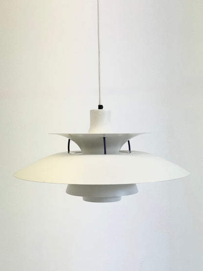 PH5 hanglamp wit van Poul Henningsen voor Louis Poulsen