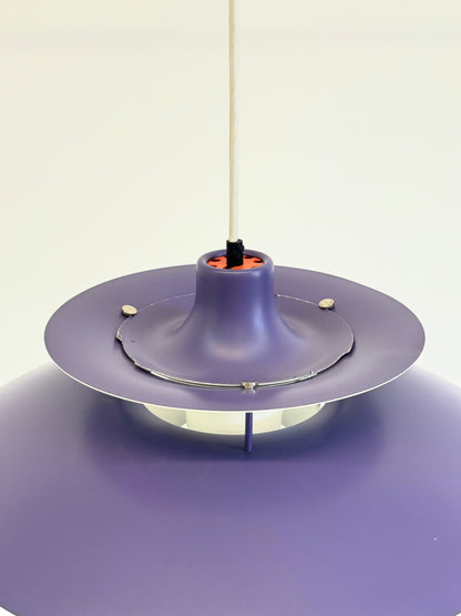 PH5 hanglamp paars van Poul Henningsen voor Louis Poulsen