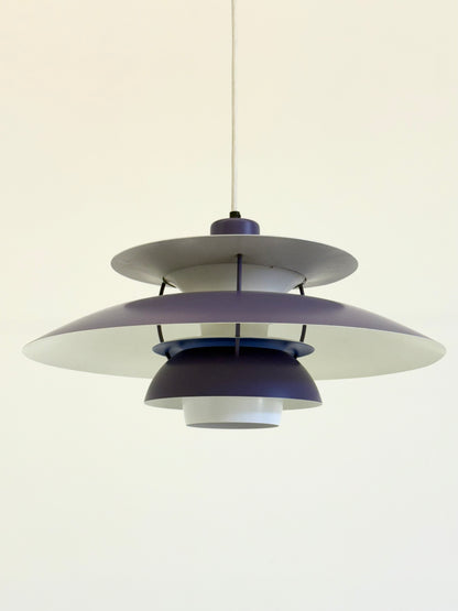 PH5 hanglamp paars van Poul Henningsen voor Louis Poulsen