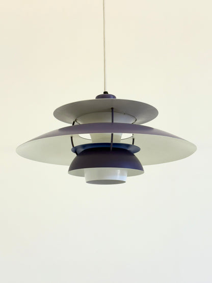 PH5 hanglamp paars van Poul Henningsen voor Louis Poulsen
