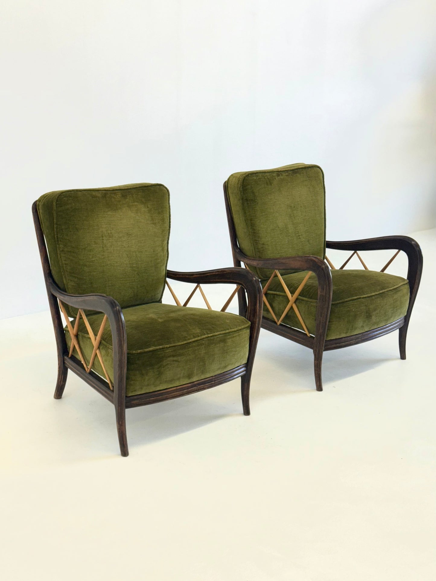 Paolo Buffa Italiaanse Art Deco Fauteuils