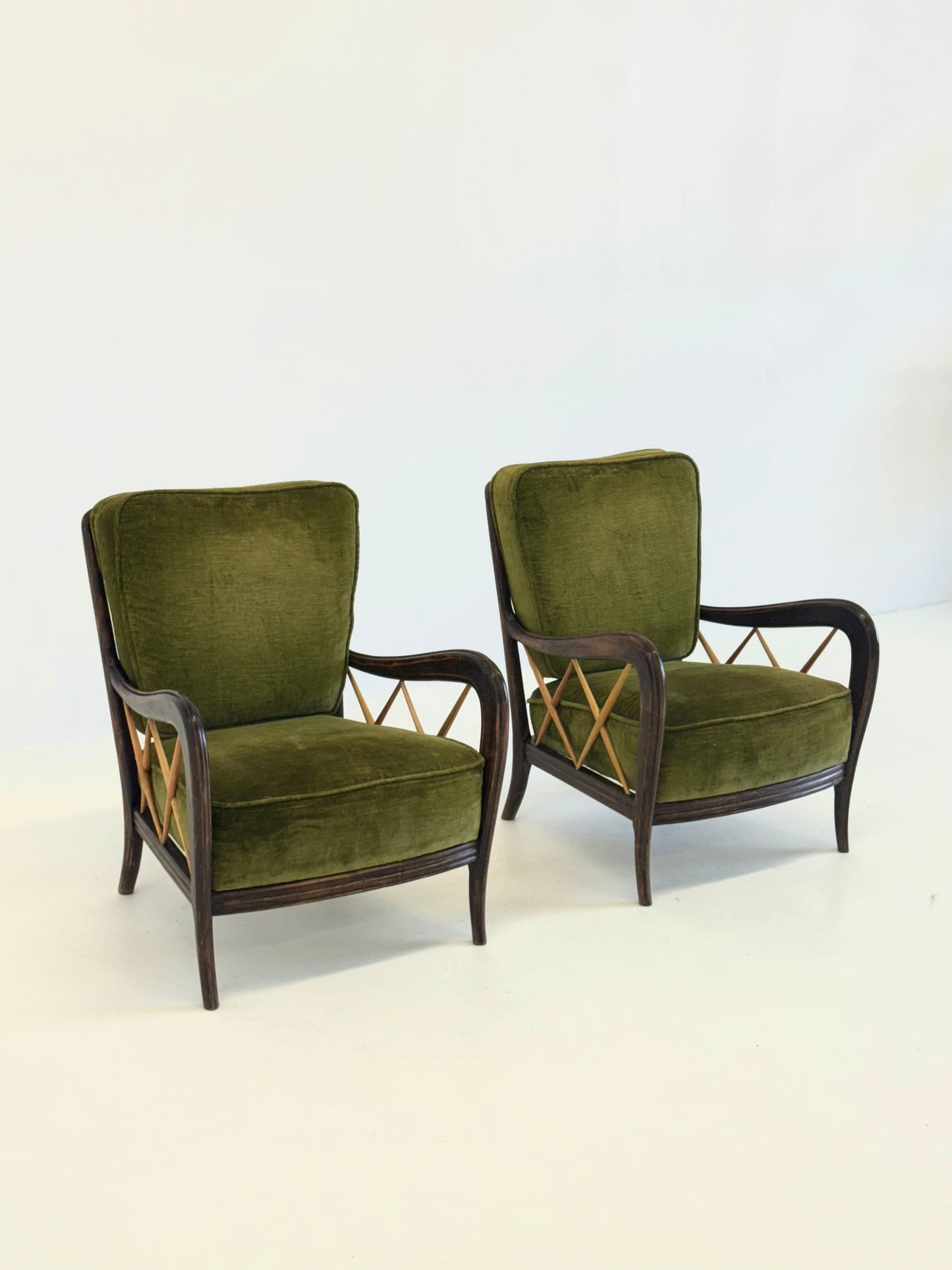 Paolo Buffa Italiaanse Art Deco Fauteuils