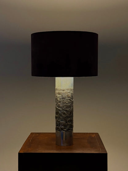Brutalistische Tafellamp van Willy Luyckx