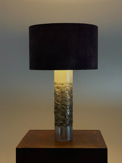 Brutalistische Tafellamp van Willy Luyckx