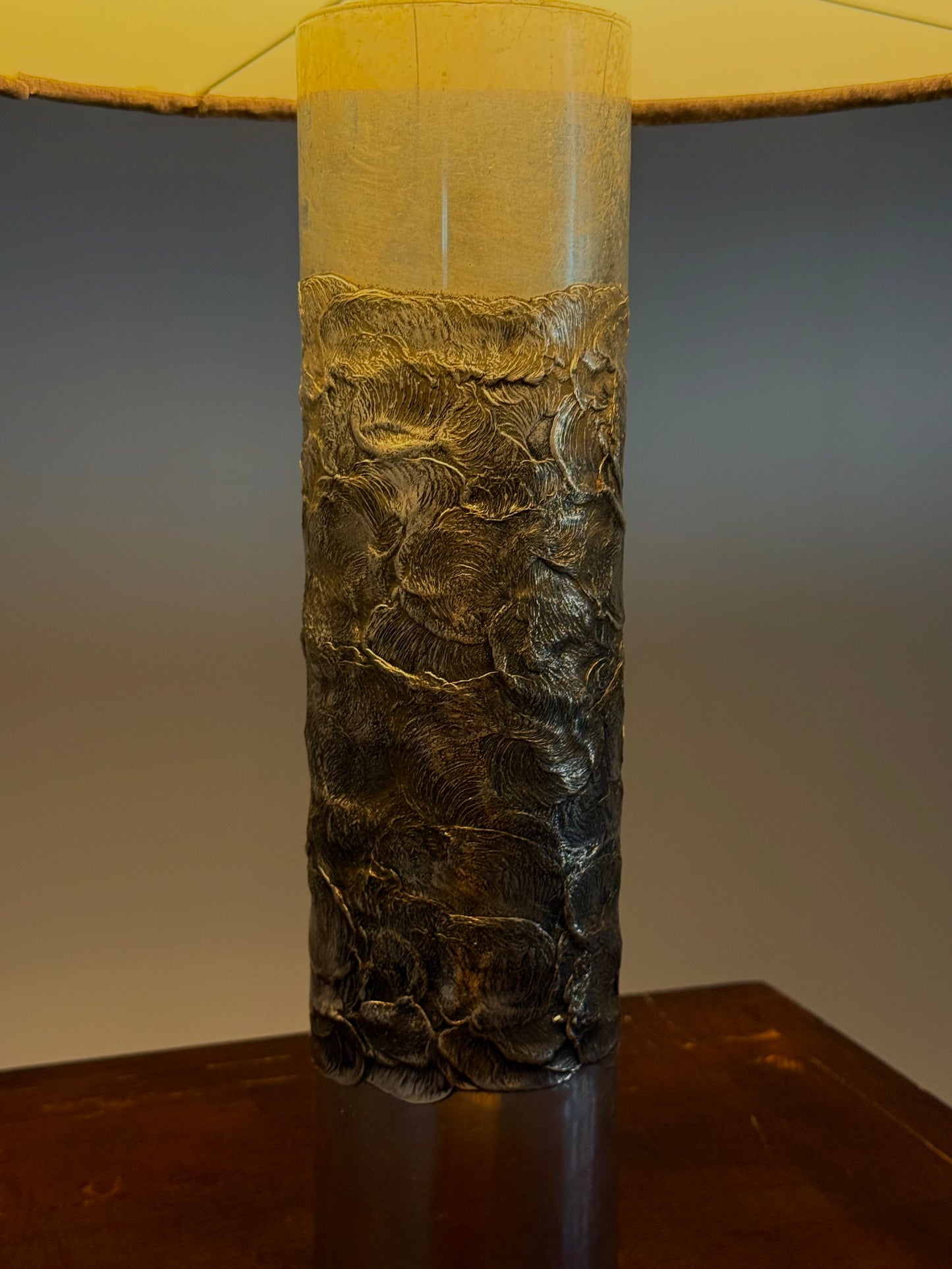 Brutalistische Tafellamp van Willy Luyckx