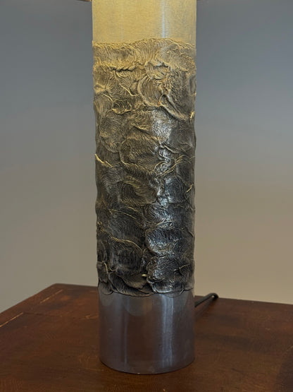 Brutalistische Tafellamp van Willy Luyckx