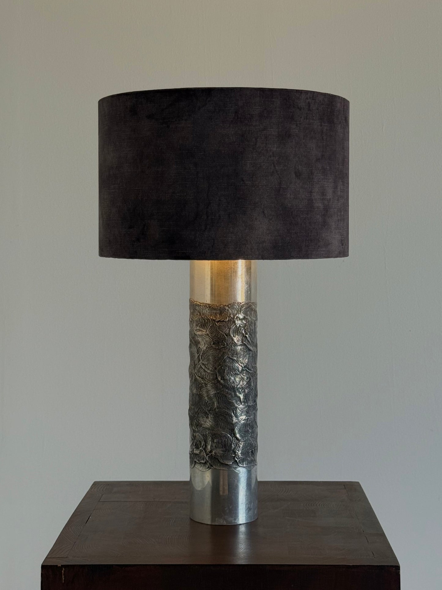 Brutalistische Tafellamp van Willy Luyckx