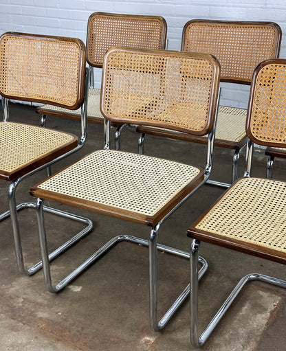 Cesca webbing stoelen door Marcel Breuer voor Thonet  - set van 6