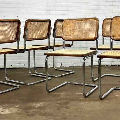 Cesca webbing stoelen door Marcel Breuer voor Thonet  - set van 6