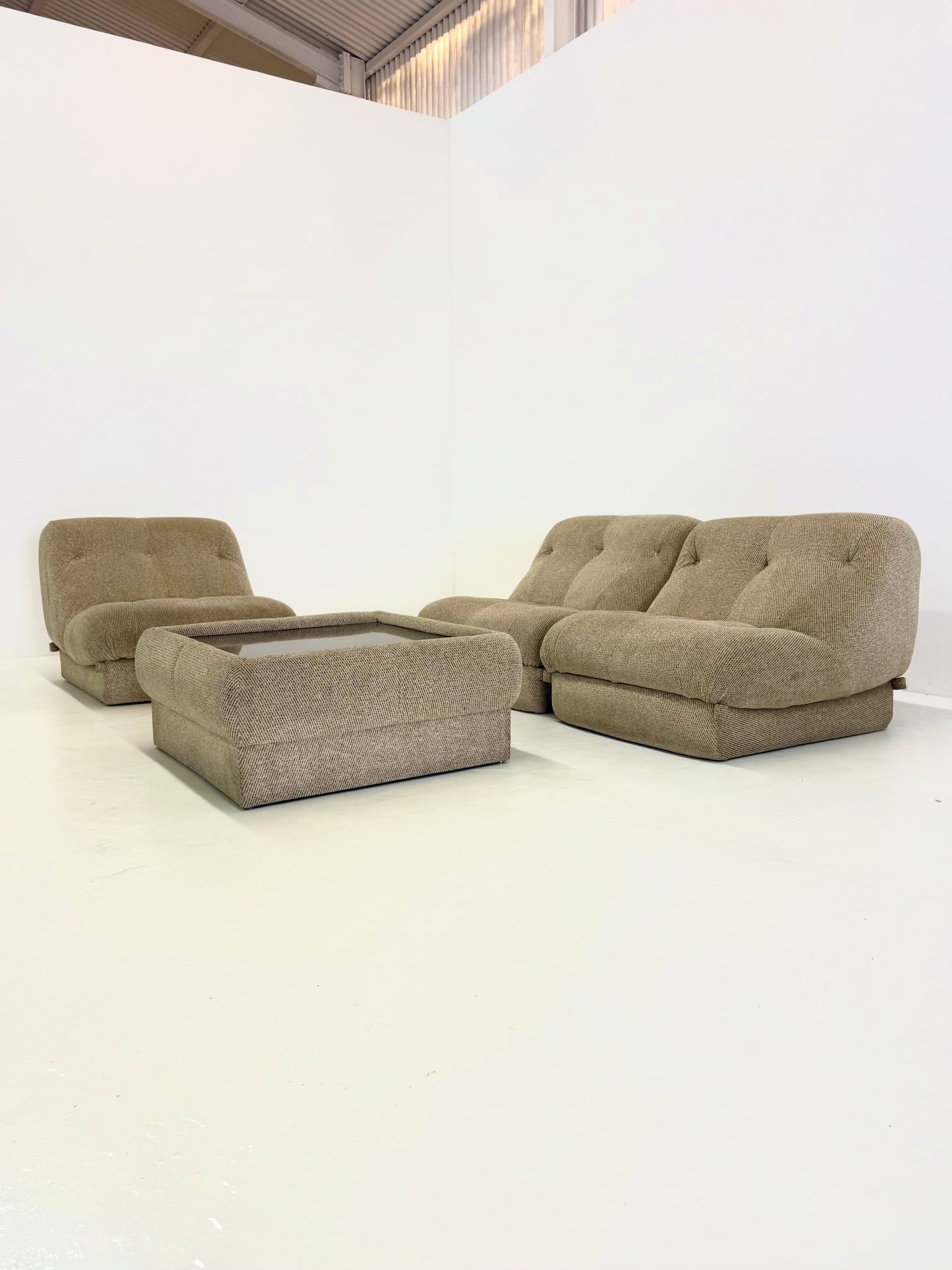 Nuvolone Modulaire Lounge Bank met Salontafel door Rino Maturi voor Mimo Padova