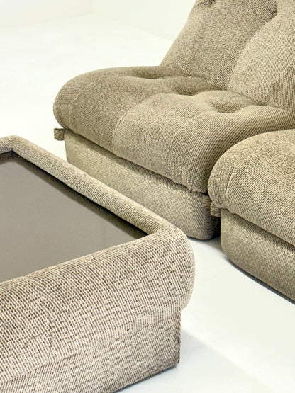 Nuvolone Modulaire Lounge Bank met Salontafel door Rino Maturi voor Mimo Padova