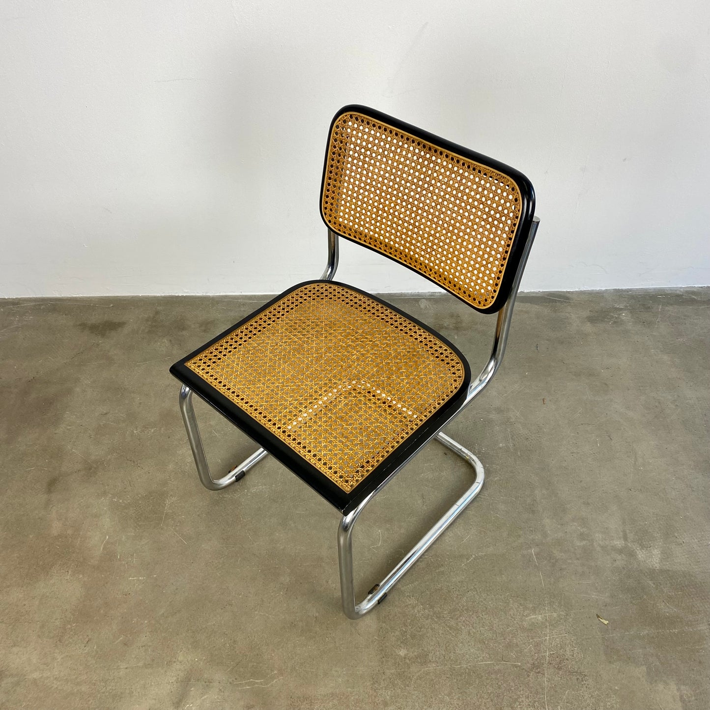 Cesca webbing stoel door Marcel Breuer voor Thonet