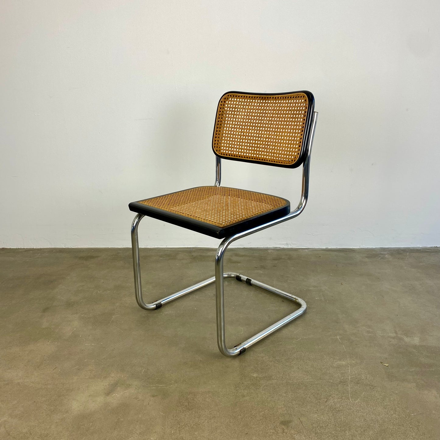 Cesca webbing stoel door Marcel Breuer voor Thonet