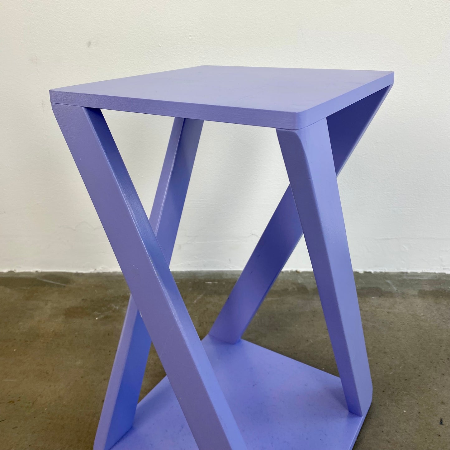 lavender-colored-display-side-table-wood-stool