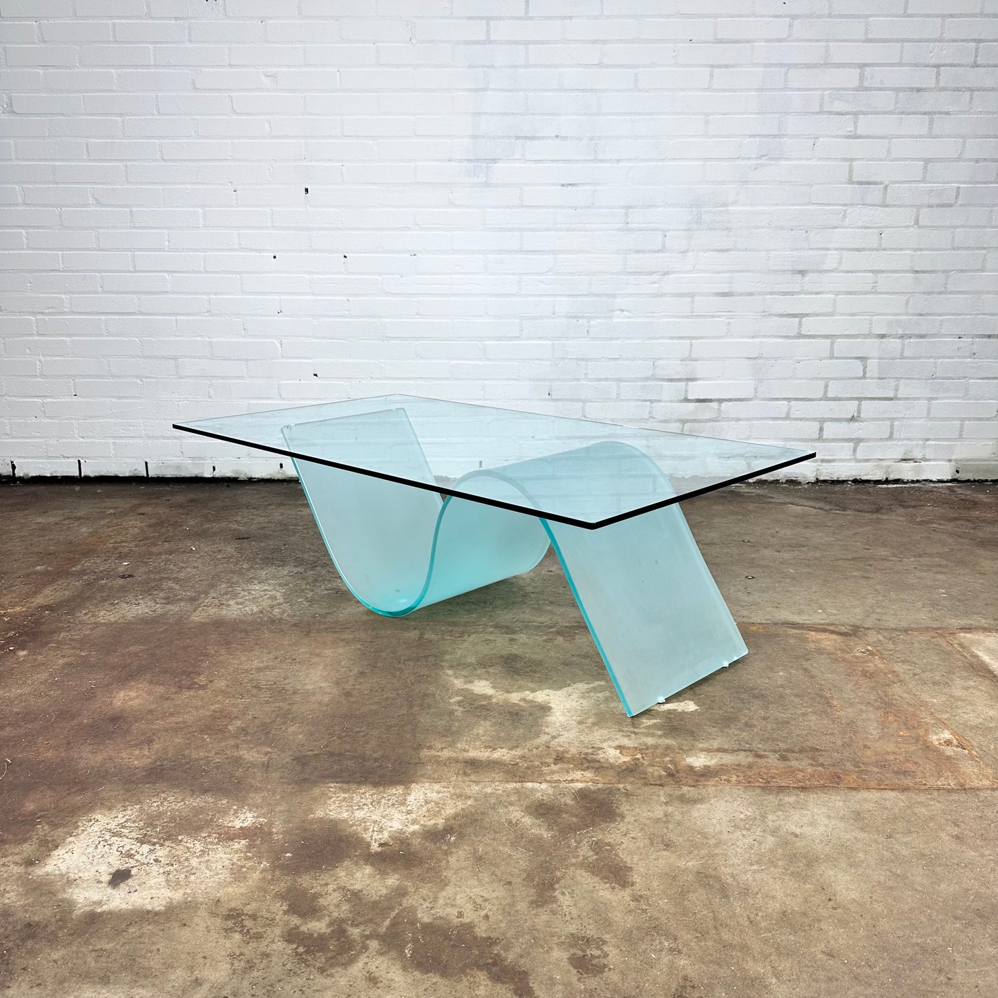 glass-coffee-table-with-wave-leg-wintage