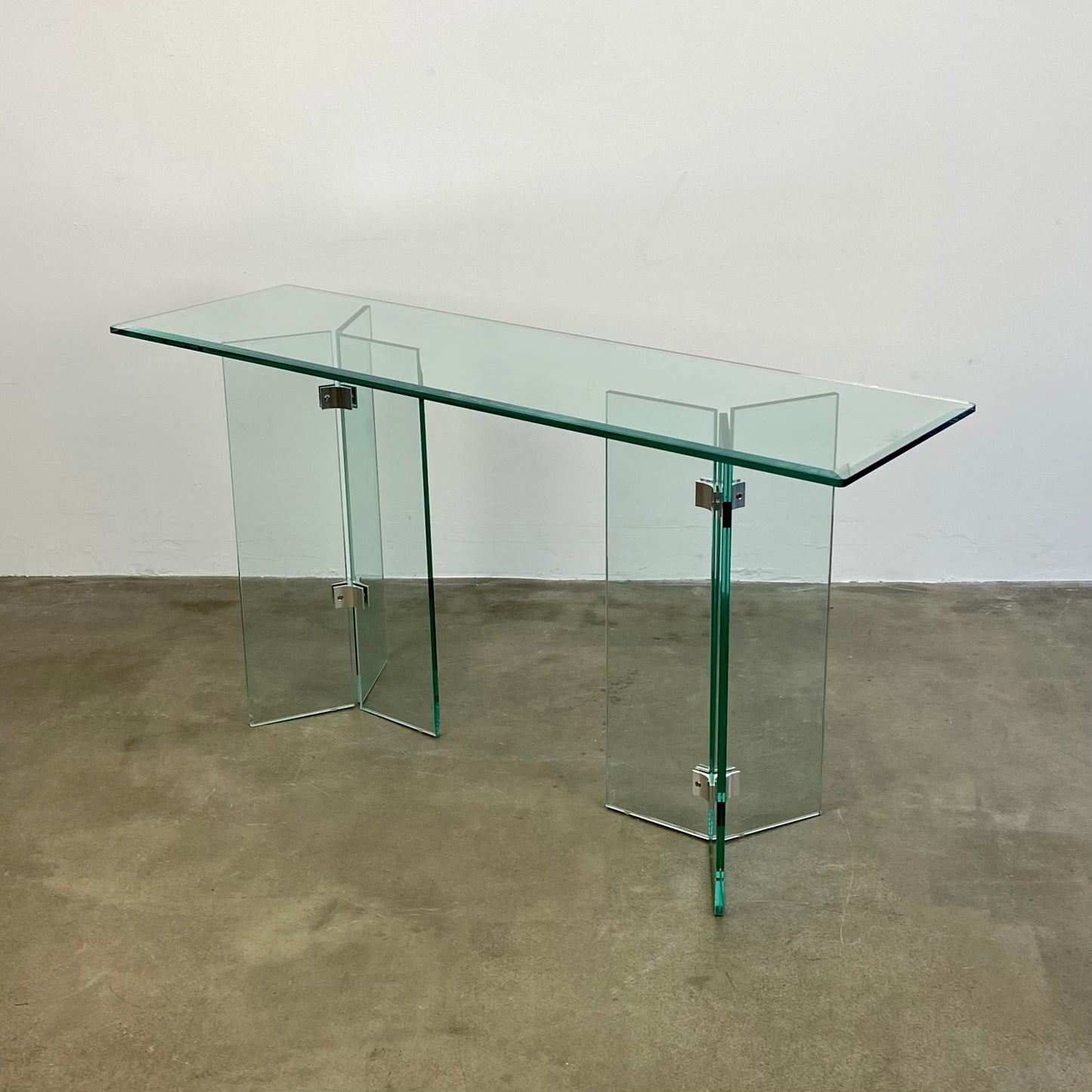 glass-side-table-console-vintage