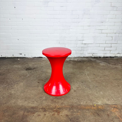 Tam Tam stool red by Henry Massonnet