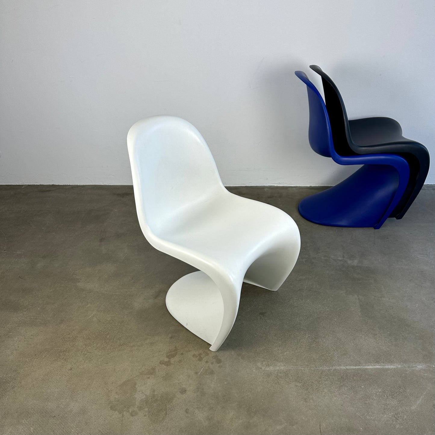 The white panton chair for Vitra