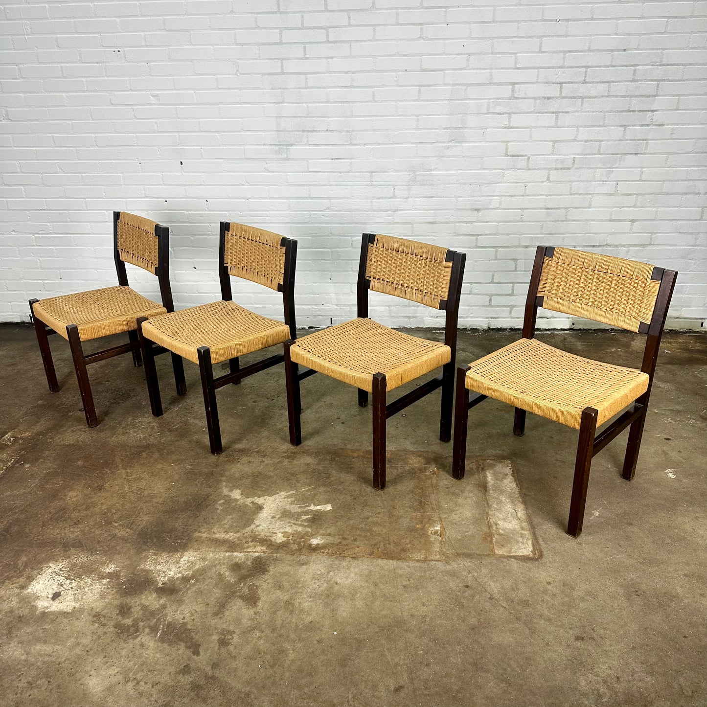Set of 4 dining chairs by Arnold Merckx for Fristho
