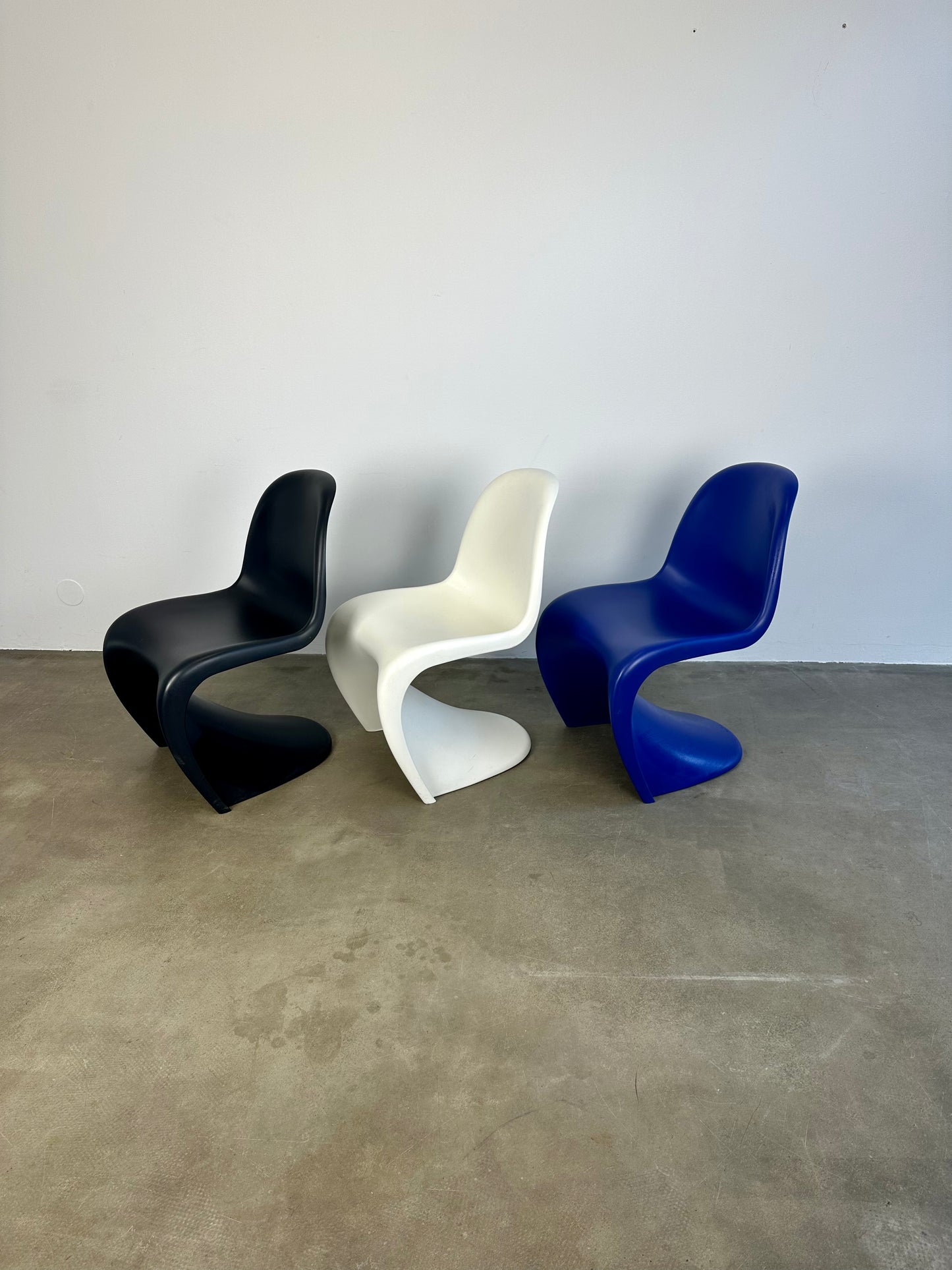 The white panton chair for Vitra