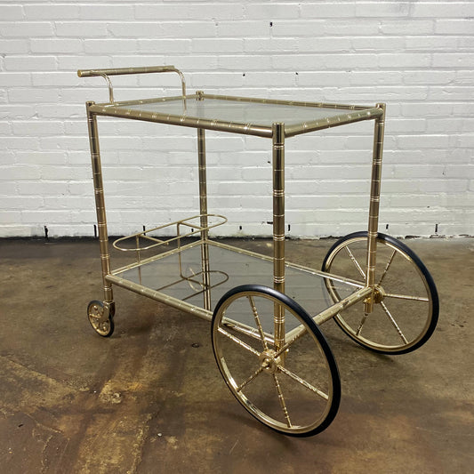 vintage-messing-bar-cart-trolley-bamboo-pattern