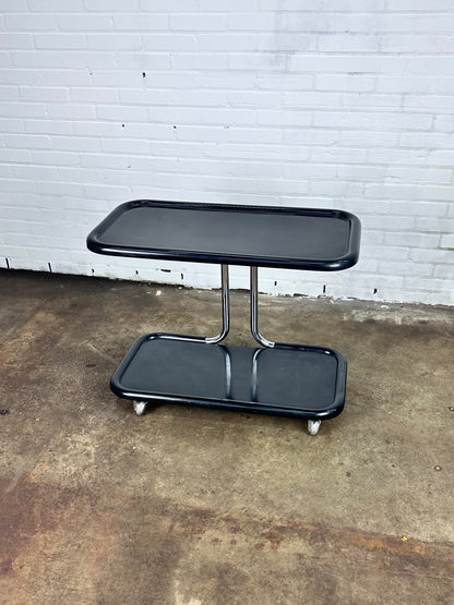 Black vintage serving trolley