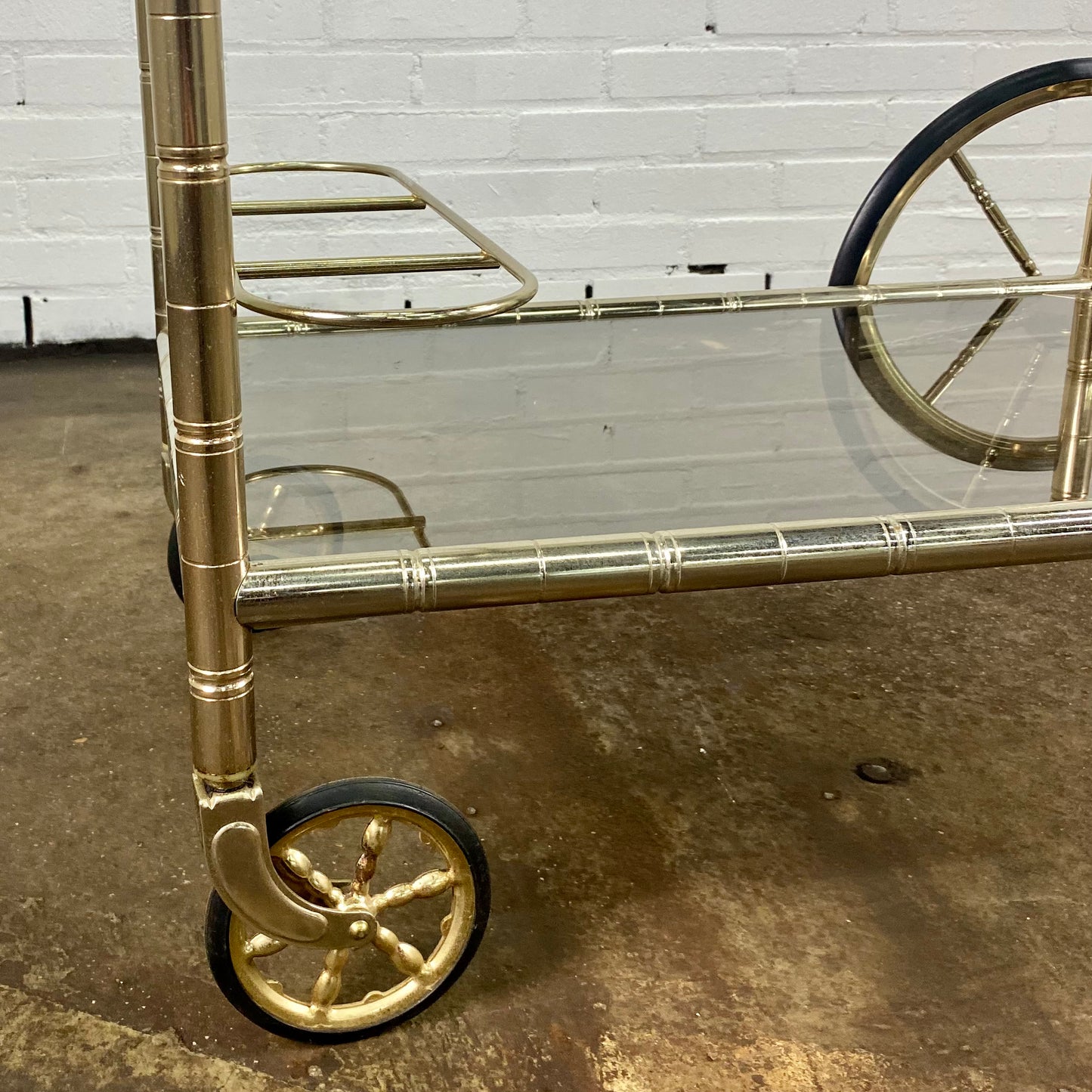 vintage-messing-bar-cart-trolley-bamboo-pattern